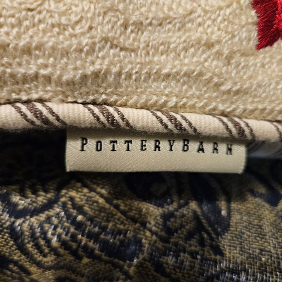 Pottery Barn '...and to all a good night' Lumbar Pillow, 9"x13" - Picture 5 of 5